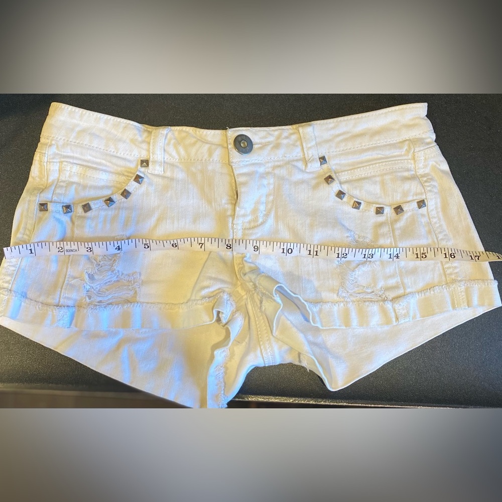 Xhilaration low rise denim shorts - Picture 6 of 6